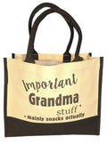 NWT- Important Grandma Stuff Canvas Bag image 0