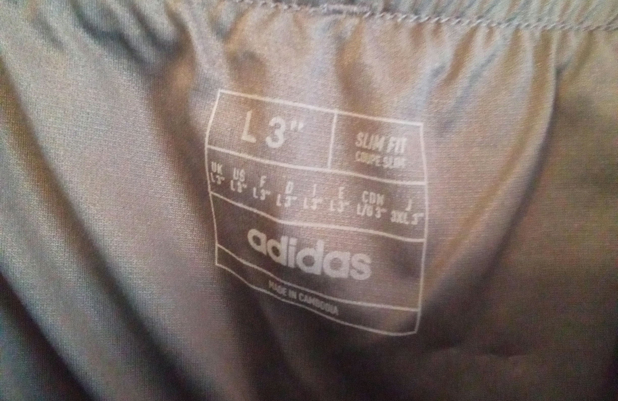 NWT  Women's Adidas Athletic Short Size- Large, Violet image 1