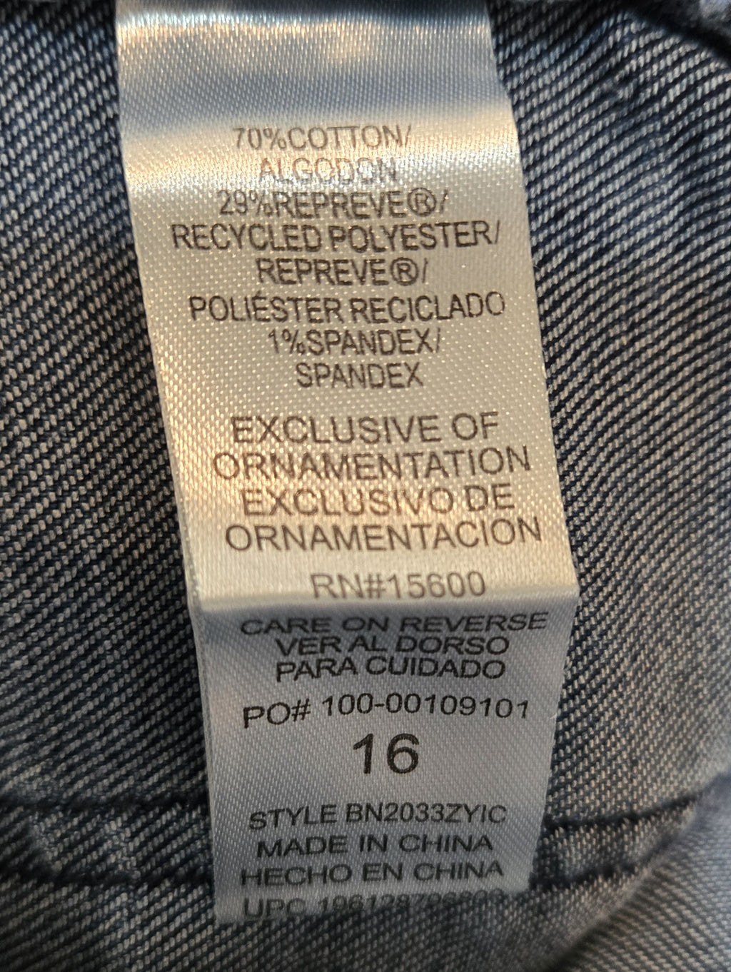 Pre-loved Women's Democracy Jeans Size 16
