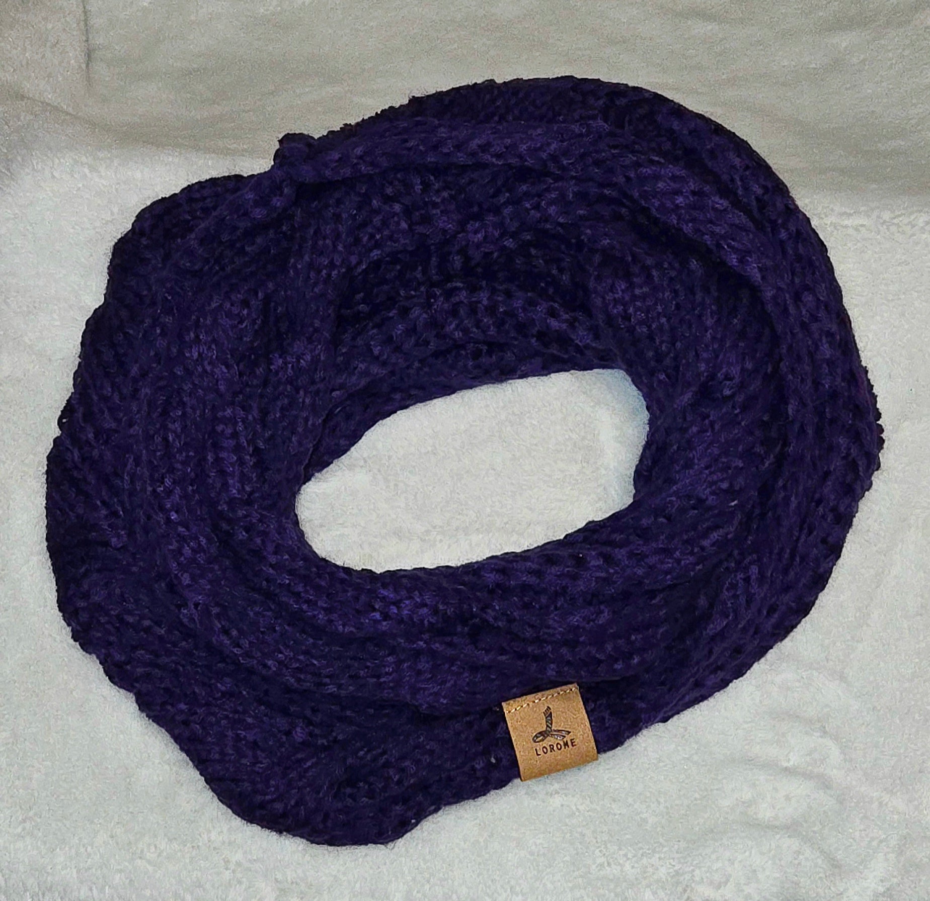 NWOT Women's Infinity Purple Scarf - OSFM image 0