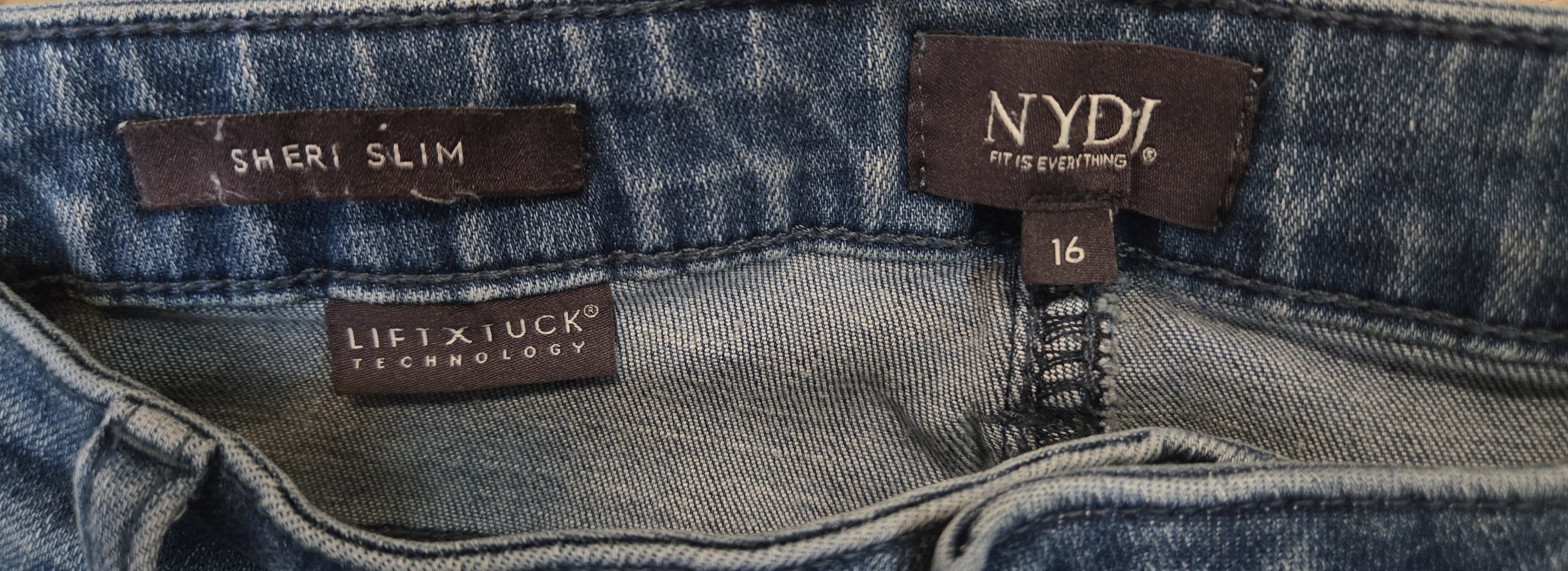 Pre-loved NYDJ Denim Jeans Size 16